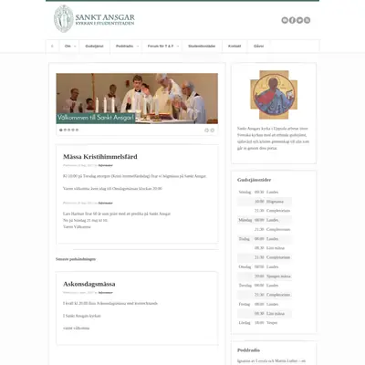 Sankt Ansgars stiftelse i Uppsala startsida 2017