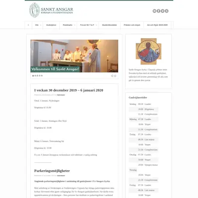 Sankt Ansgars stiftelse i Uppsala startsida 2020
