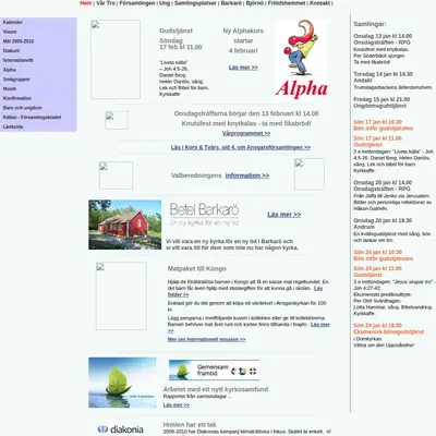 Ansgarskyrkan Västerås startsida 2010