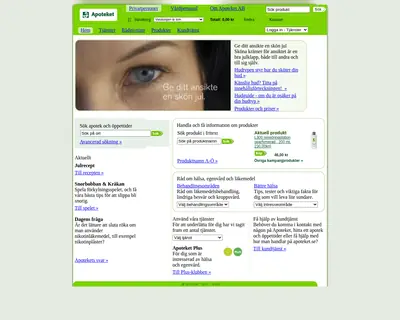 Vi på Apoteket startsida 2006