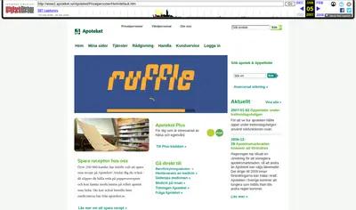 Vi på Apoteket startsida 2007