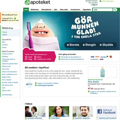 Vi på Apoteket startsida 2011
