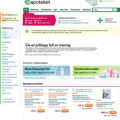 Vi på Apoteket startsida 2012