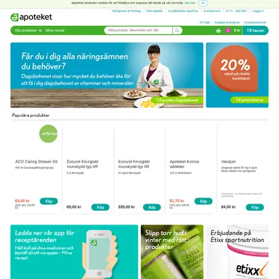 Vi på Apoteket startsida 2016