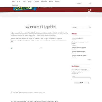 ÄPPELRIKET startsida 2015