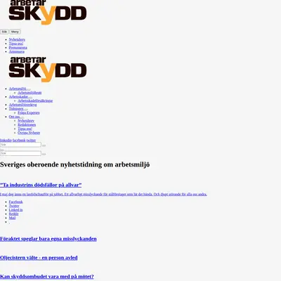 Arbetarskydd startsida 2018