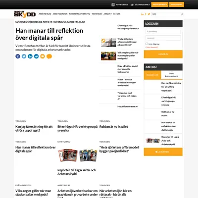 Arbetarskydd startsida 2022