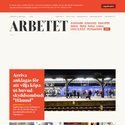 Arbetet startsida 2021