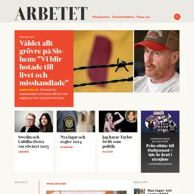 Arbetet startsida 2024