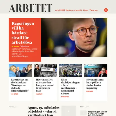 Arbetet startsida 2025