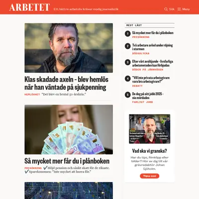 Arbetet startsida 2026