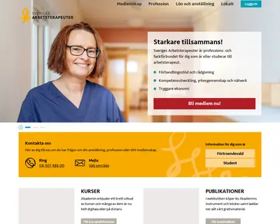 Arbetsterapeutens nyhetsbrev startsida 2021