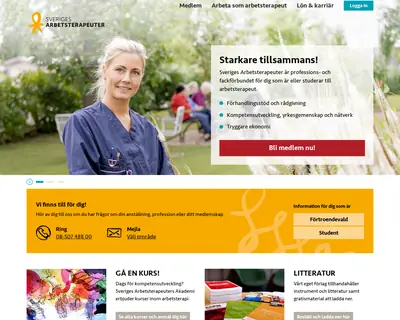 Arbetsterapeutens nyhetsbrev startsida 2023