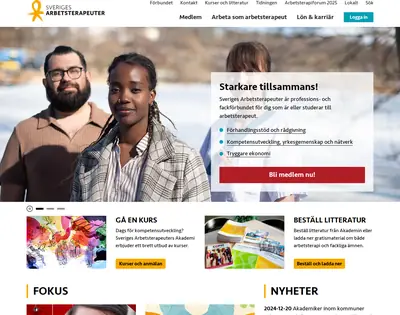 Arbetsterapeutens nyhetsbrev startsida 2025