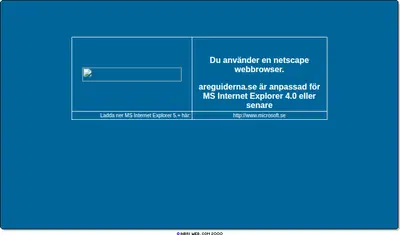 ÅREGUIDEN startsida 2004