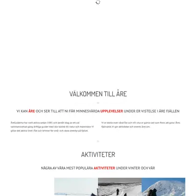 ÅREGUIDEN startsida 2016