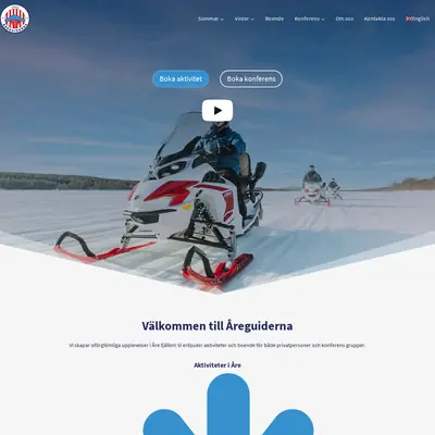 ÅREGUIDEN startsida 2024