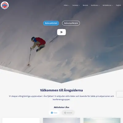 ÅREGUIDEN startsida 2025