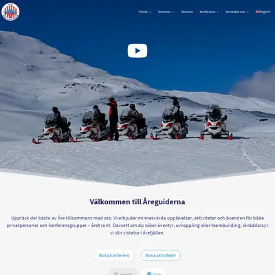 ÅREGUIDEN startsida 2026