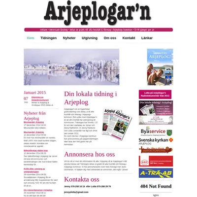 Arjeplogar´n startsida 2014