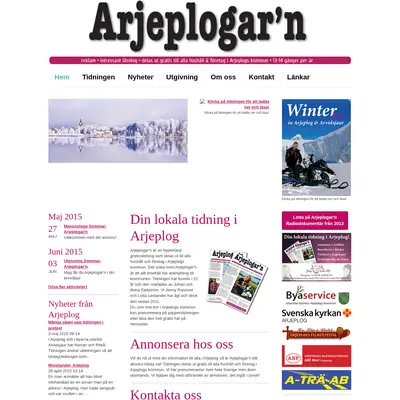 Arjeplogar´n startsida 2015
