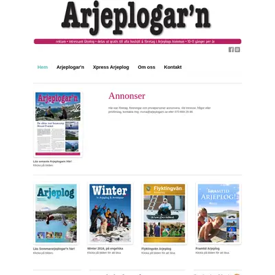 Arjeplogar´n startsida 2017
