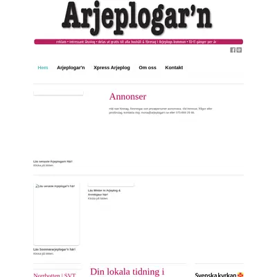 Arjeplogar´n startsida 2022