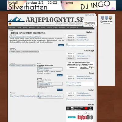www.arjeplognytt.se startsida 2013
