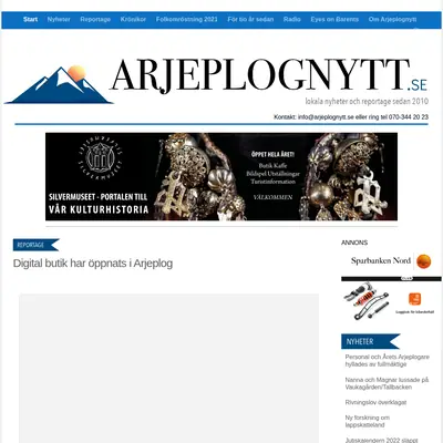 www.arjeplognytt.se startsida 2022