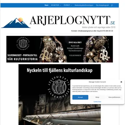 www.arjeplognytt.se startsida 2023