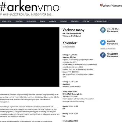 #arkenvmo startsida 2015