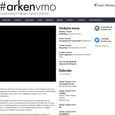 #arkenvmo startsida 2016