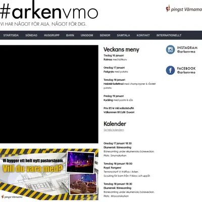 #arkenvmo startsida 2018
