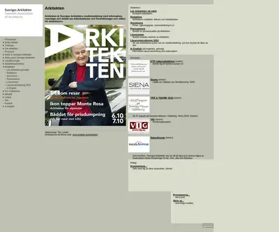 Arkitekten startsida 2010