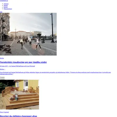 Arkitekten startsida 2017