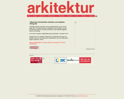 Arkitektur startsida 2010