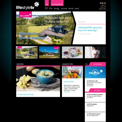 LifeStyleVIEW startsida 2022