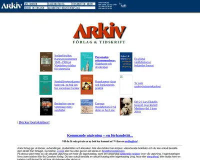 Arkiv startsida 2006