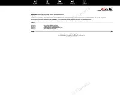 Detektor startsida 2000