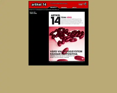 Artikel 14 startsida 2009