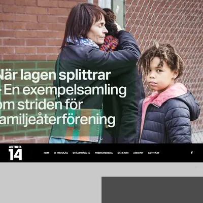 Artikel 14 startsida 2019