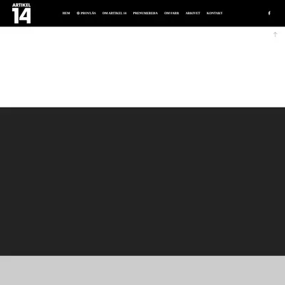 Artikel 14 startsida 2021