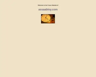 ASSA ABLOY News startsida 1998