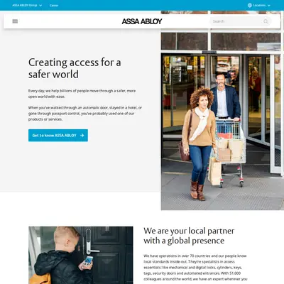ASSA ABLOY News startsida 2023