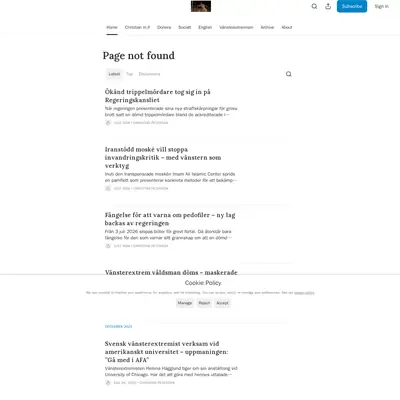 assarchristian.se startsida 2026