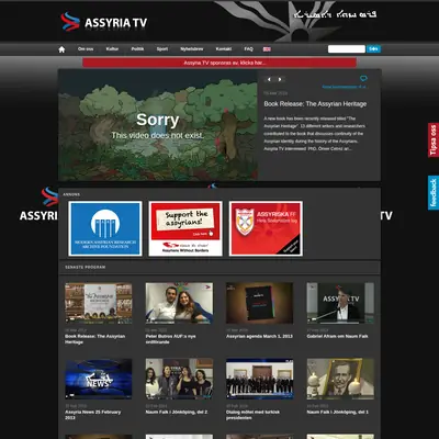 assyriatv.org startsida 2013