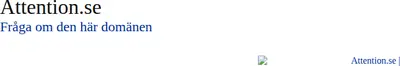 www.attention.se startsida 2015