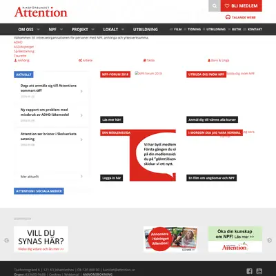 www.attention.se startsida 2018