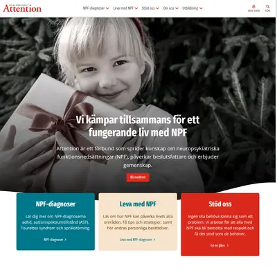 www.attention.se startsida 2023