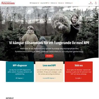 www.attention.se startsida 2024